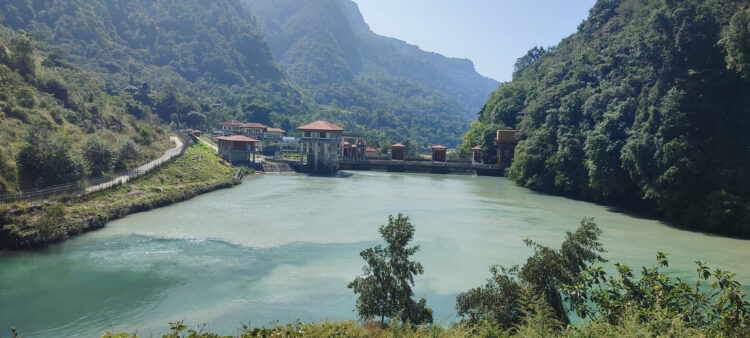 माथिल्लो मर्स्याङ्दी ए आयोजना बाँधस्थल